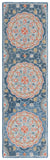 Safavieh Blossom 690 BLM690 Handtufted  Rug Blue / Red BLM690M-8