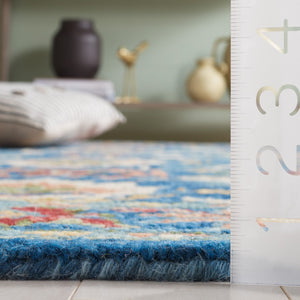 Safavieh Blossom 691 BLM691 Handtufted  Rug Blue / Green BLM691M-8