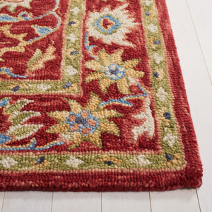 Safavieh Blossom 691 BLM691 Handtufted  Rug Red / Green BLM691Q-8