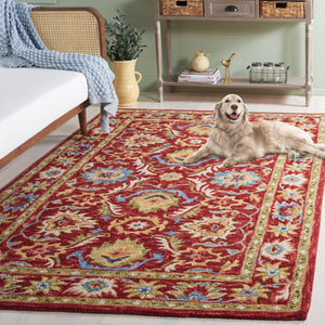 Safavieh Blossom 691 BLM691 Handtufted  Rug Red / Green BLM691Q-8