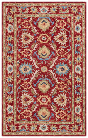 Safavieh Blossom 691 BLM691 Handtufted  Rug Red / Green BLM691Q-8
