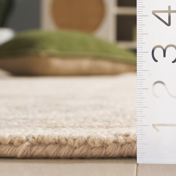 Safavieh Blossom Hand Tufted Wool Area Rug - Elegant Floral Design From India - Timeless Home Décor Piece Beige ,Purple Wool Blm701b-9