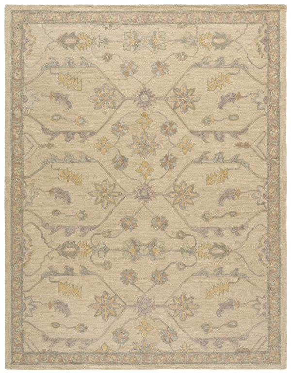 Safavieh Blossom Runner Area Rug - Hand-tufted Wool With Floral Motifs For Elegant Home Décor And Comfort Beige ,Purple Wool Blm701b-8