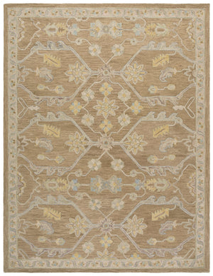 Safavieh Blossom Runner Area Rug - Hand-tufted Wool With Floral Motifs For Elegant Home Décor And Comfort Light Brown ,Beige Wool Blm701t-8