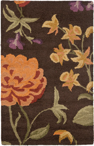 Safavieh Blm788 Hand Hooked  Rug Brown / Multi BLM788A-24