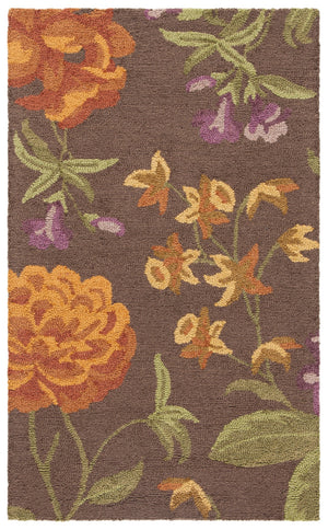 Safavieh Blm788 Hand Hooked  Rug Brown / Multi BLM788A-3