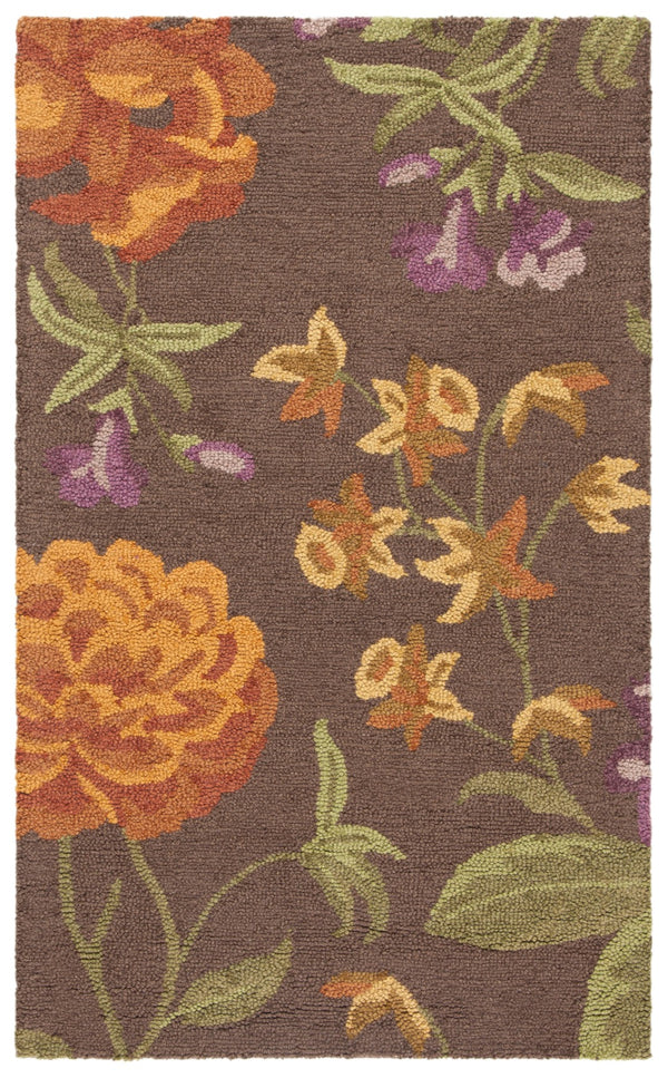 Safavieh Blm788 Hand Hooked  Rug Brown / Multi BLM788A-3