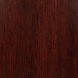 English Elm Lake 5-Piece Conference Table Set with Black LeatherSoft Chairs for Productive Meeting Spaces Mahogany 35"W x 72"D x 29.5"H BLN-6GCMHGX000-BK-GG