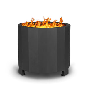English Elm Titus Smokeless Outdoor Firepit - 19.5 Inch Portable Wood Burning Fire Pit for Gatherings & Camping Black BLN-HY-B-2201FP-02PC-19-5-BK-GG