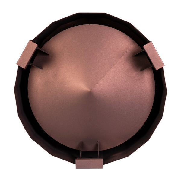 English Elm Titus Smokeless Outdoor Firepit - 19.5 Inch Portable Wood Burning Fire Pit for Gatherings & Camping Bronze BLN-HY-B-2201FP-02PC-19-5-BRZ-GG