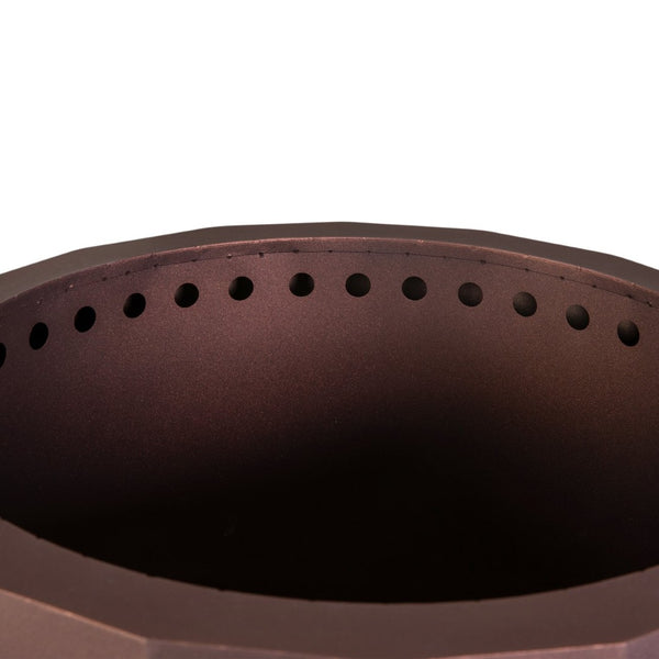 English Elm Titus Smokeless Outdoor Firepit - 19.5 Inch Portable Wood Burning Fire Pit for Gatherings & Camping Bronze BLN-HY-B-2201FP-02PC-19-5-BRZ-GG