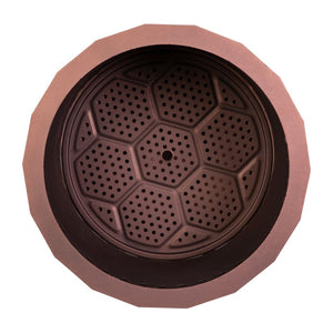 English Elm Titus Smokeless Outdoor Firepit - 19.5 Inch Portable Wood Burning Fire Pit for Gatherings & Camping Bronze BLN-HY-B-2201FP-02PC-19-5-BRZ-GG