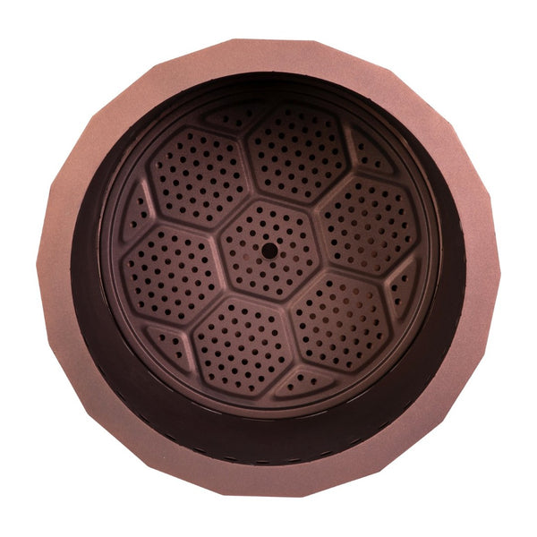 English Elm Titus Smokeless Outdoor Firepit - 19.5 Inch Portable Wood Burning Fire Pit for Gatherings & Camping Bronze BLN-HY-B-2201FP-02PC-19-5-BRZ-GG