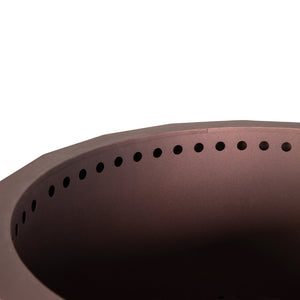 English Elm Titus Commercial Grade 27 Inch Smokeless Outdoor Firepit for Cozy Gatherings and Easy Setup Bronze BLN-HY-B-2201FP-03PC-BRZ-GG