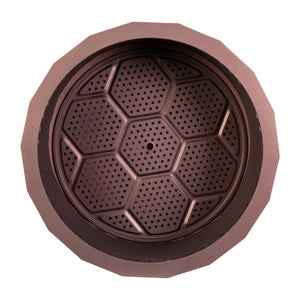 English Elm Titus Commercial Grade 27 Inch Smokeless Outdoor Firepit for Cozy Gatherings and Easy Setup Bronze BLN-HY-B-2201FP-03PC-BRZ-GG