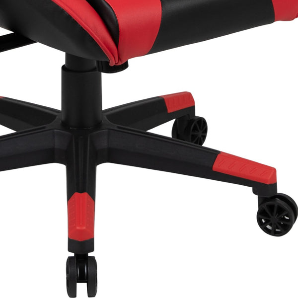 English Elm Optis Gaming Desk and Reclining Chair Set - Ergonomic Comfort, Smart Cable Management, and Style Red BLN-X20RSG1031-RD-GG