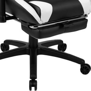 English Elm Optis Gaming Desk and Reclining Chair Set with Footrest, Cup Holder & Headphone Hook for Comfort Black BLN-X30RSG1030-BK-GG