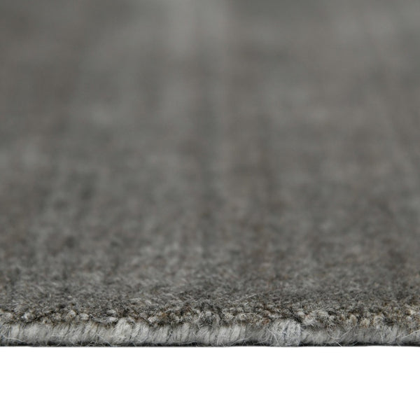 Amer Rugs Blend Hand-woven Striped Area Rug With Southwestern Design For Farmhouse And Contemporary Spaces Light Gray Wool, Viscose Bln10203