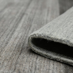 Amer Rugs Blend Hand-woven Striped Area Rug With Southwestern Design For Farmhouse And Contemporary Spaces Light Gray Wool, Viscose Bln10203