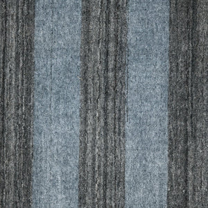Amer Rugs Blend Hand-woven Striped Area Rug With Southwestern Design For Farmhouse And Contemporary Spaces Gray Wool, Viscose Bln180203