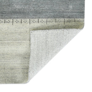 Amer Rugs Blend Hand-woven Striped Area Rug With Southwestern Design For Farmhouse And Contemporary Spaces Ivory Wool, Viscose Bln20203