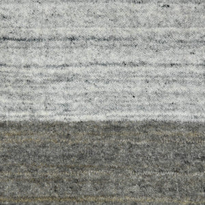 Blend Handwoven Wool Viscose Area Rug Farmhouse Stripe Plush Living Room Decor Display