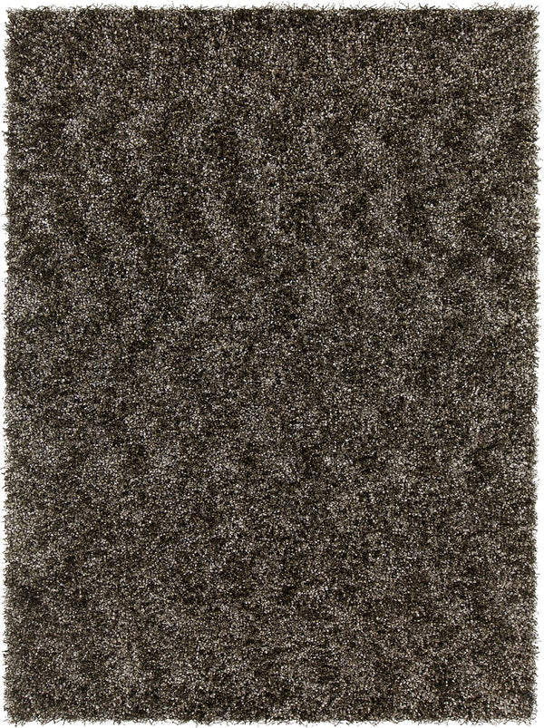 Chandra Rugs Hand-woven Shag Rug - Luxurious, Artisan-made, Plush Comfort For Your Elegant Living Space Decor! Charcoal,Grey,Ivory Polyester Blo29400-35