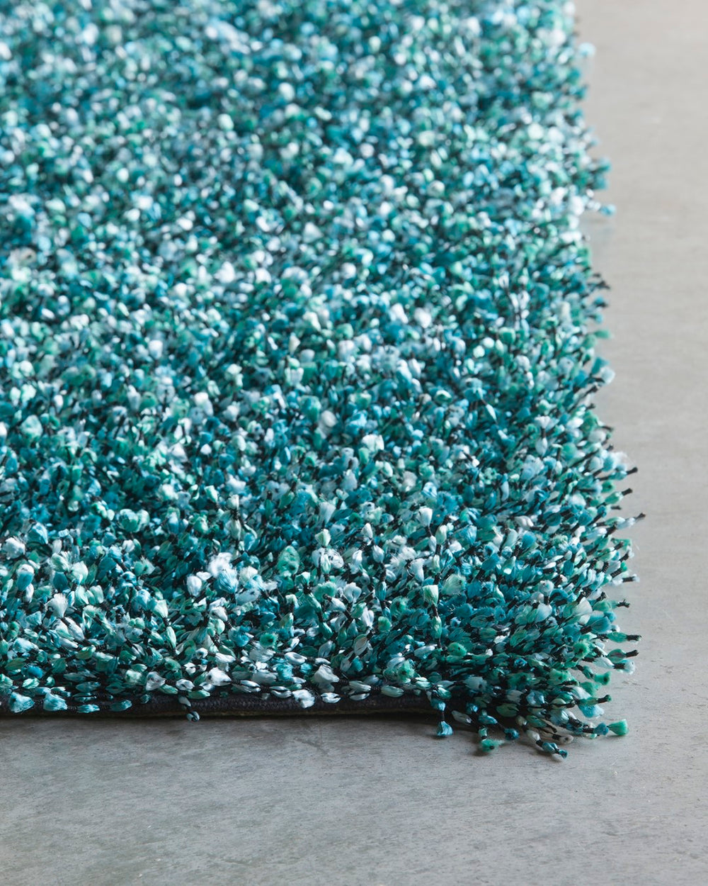 Chandra Rugs Hand-woven Shag Rug - Luxurious 100% Polyester With Unique Artisanal Charm For Cozy Living Spaces Blue Polyester Blo29401-35