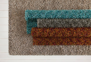 Chandra Rugs Hand-woven Shag Rug - Luxurious Handmade Cozy Texture For Any Room, Elegant Rectangular Design Silver Polyester Blo29403-35