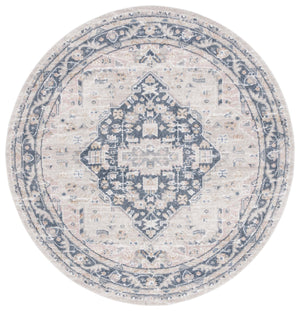 Safavieh Blair Washable Area Rug - Timeless Elegance, Stain-resistant, Luxurious Design For Modern Living Beige ,Navy Polyester Blr200b-8