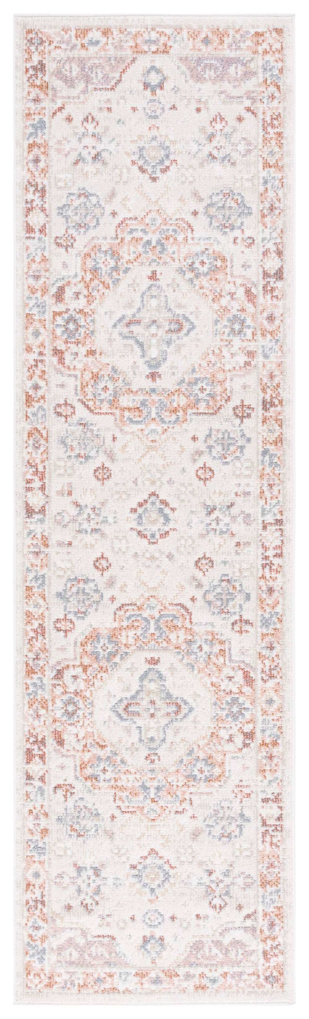 Safavieh Blair Washable Area Rug - Luxurious Turkish Design In Beige And Rust For Elegant Home Décor Beige ,Rust Polyester Blr202b-8