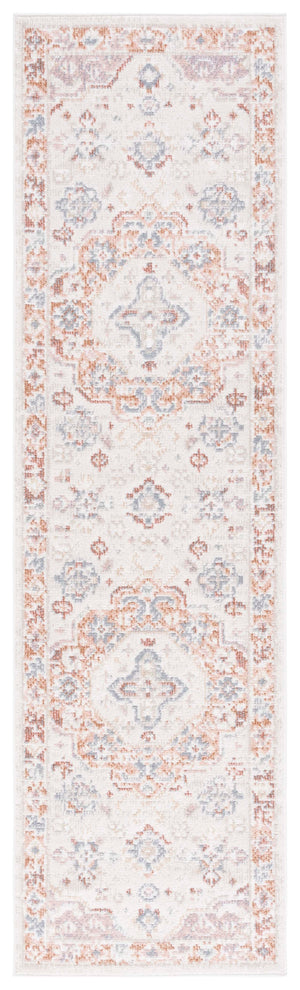 Safavieh Blair Washable Area Rug - Luxurious Turkish Design In Beige And Rust For Elegant Home Décor Beige ,Rust Polyester Blr202b-8