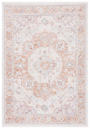 Safavieh Blair Washable Area Rug - Luxurious Turkish Design In Beige And Rust For Elegant Home Décor Beige ,Rust Polyester Blr202b-8