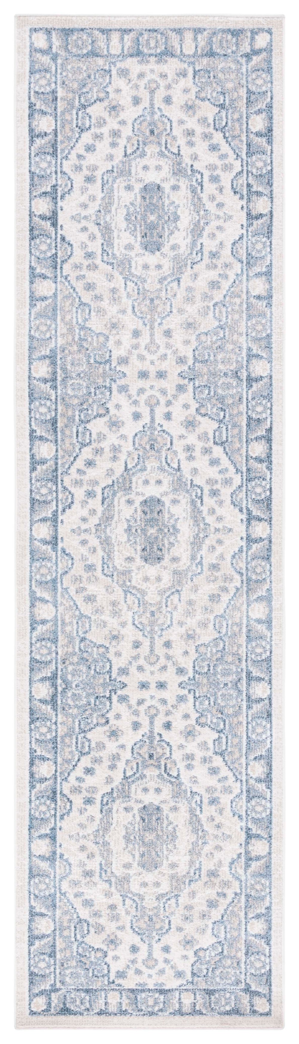Safavieh Blair Washable Area Rug - Elegant Beige & Grey Blue Design, Durable, Slip-resistant, Oeko-tex Certified Beige ,Grey Blue Polyester Blr208b-8