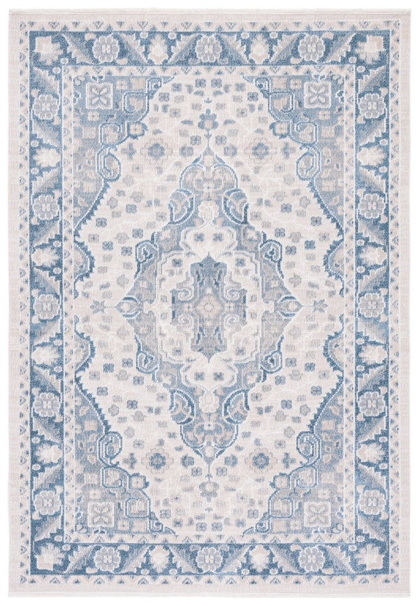 Safavieh Blair Washable Area Rug - Elegant Beige & Grey Blue Design, Durable, Slip-resistant, Oeko-tex Certified Beige ,Grey Blue Polyester Blr208b-8