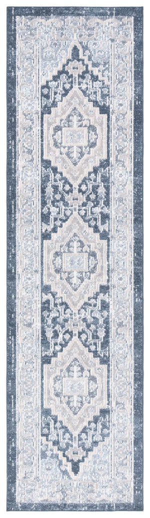 Safavieh Blair Washable Area Rug - Elegant Flat Weave Design In Beige And Navy For Timeless Home Décor Upgrade Beige ,Navy Polyester Blr210b-9