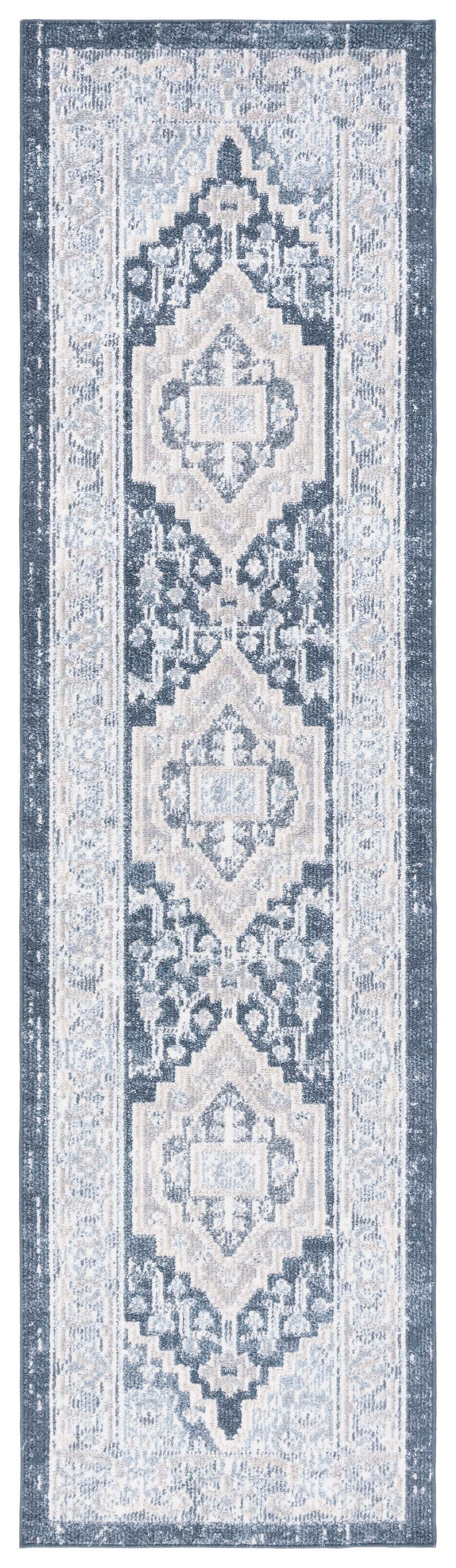 Safavieh Blair Washable Area Rug - Elegant Flat Weave Design In Beige And Navy For Timeless Home Décor Upgrade Beige ,Navy Polyester Blr210b-9