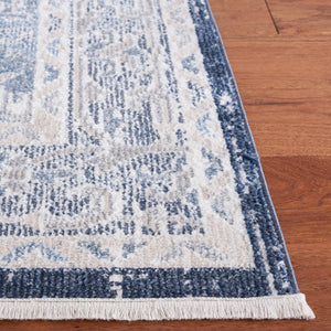Safavieh Blair Washable Area Rug - Elegant Flat Weave Design In Beige And Navy For Timeless Home Décor Upgrade Beige ,Navy Polyester Blr210b-9