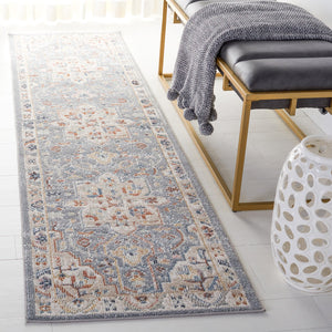 Safavieh Blair Washable Area Rug - Elegant Beige And Blue Design, Durable Flat Weave, Perfect For Any Room Beige ,Blue Polyester Blr212b-4