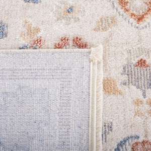 Safavieh Blair Washable Area Rug In Elegant Beige With Rich Rust Accents – Durable, Slip-resistant Beauty Beige ,Rust Polyester Blr214b-8