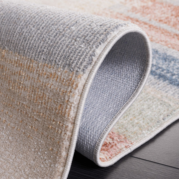 Safavieh Blair Washable 216 BLR216 Flat Weave  Rug Beige / Blue Rust BLR216B-9