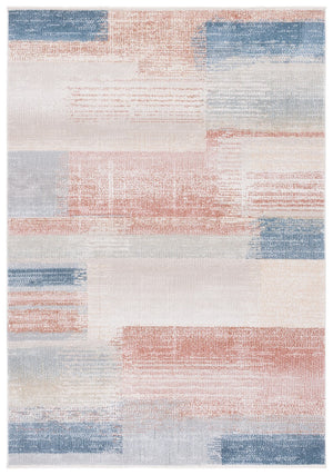 Safavieh Blair Washable 216 BLR216 Flat Weave  Rug Beige / Blue Rust BLR216B-9