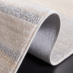 Safavieh Blair Washable Area Rug - Modern Abstract Design In Chic Grey And Beige For Elegant Spaces Grey ,Beige Polyester Blr216f-4