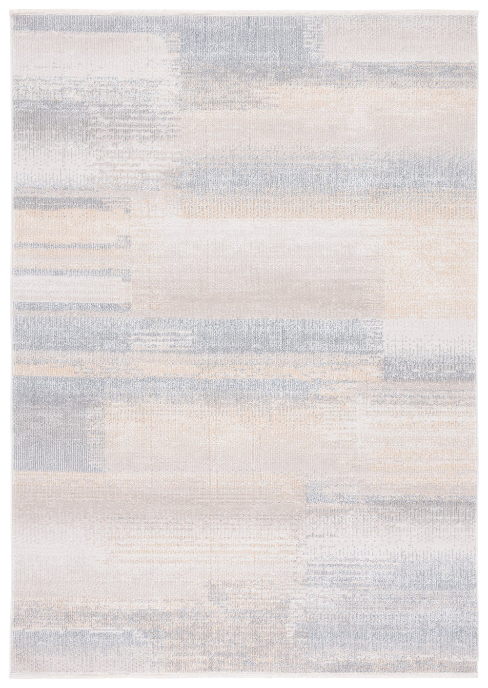 Safavieh Blair Washable Area Rug - Modern Abstract Design In Chic Grey And Beige For Elegant Spaces Grey ,Beige Polyester Blr216f-4