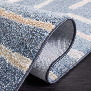 Safavieh Blair Washable Area Rug - Durable, Soft, And Slip-resistant With Stunning Abstract Design For Home Blue ,Multi Polyester Blr222m-28