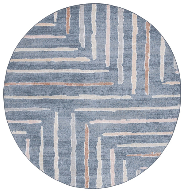 Safavieh Blair Washable Area Rug - Durable, Soft, And Slip-resistant With Stunning Abstract Design For Home Blue ,Multi Polyester Blr222m-28
