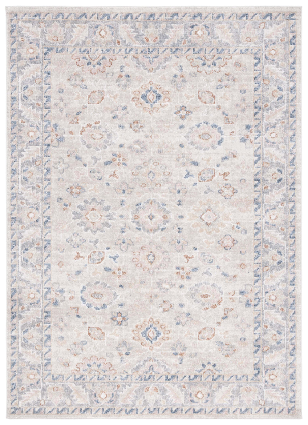Safavieh Blair Washable Beige/Grey Area Rug 8' X 10' – Durable, Stylish, Eco-friendly, And Easy To Clean! Beige ,Grey Polyester Blr232b-8