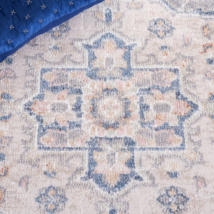 Safavieh Blair Washable 9' X 12' Area Rug - Elegant Beige & Light Grey Flat Weave, Non-slip & Eco-friendly Beige ,Light Grey Polyester Blr234b-9