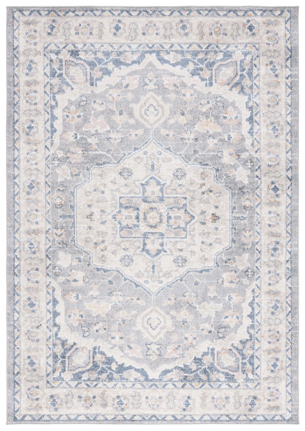 Safavieh Blair Washable 9' X 12' Area Rug - Elegant Beige & Light Grey Flat Weave, Non-slip & Eco-friendly Beige ,Light Grey Polyester Blr234b-9