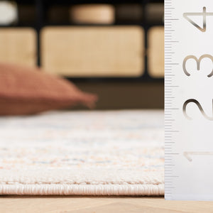 Safavieh Blair Washable Area Rug - Elegant Ivory And Blue Design With Durable Polyester For Timeless Style Ivory ,Blue Polyester Blr240a-5